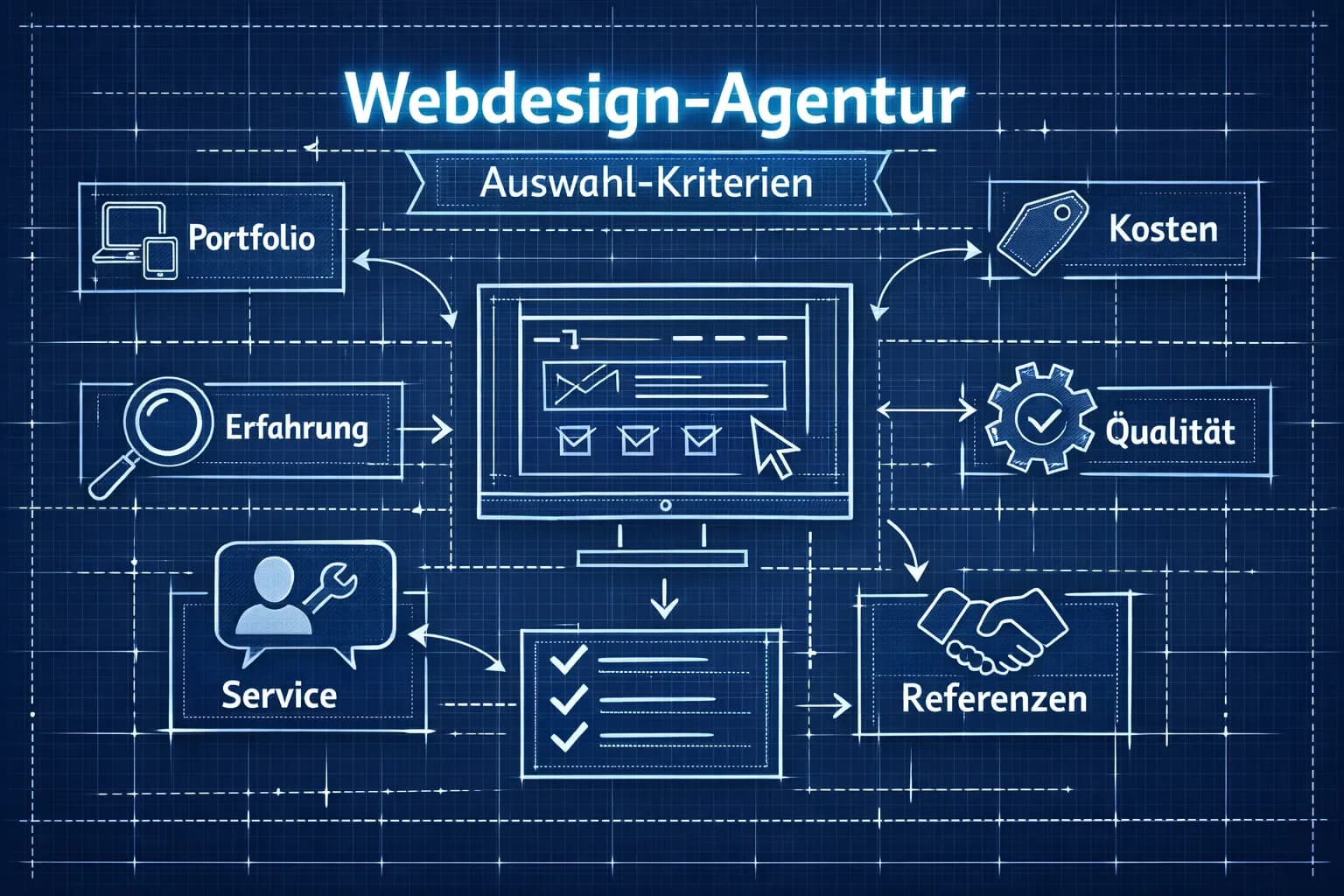 Webdesign-Agentur auswählen: Kriterien, die wirklich zählen