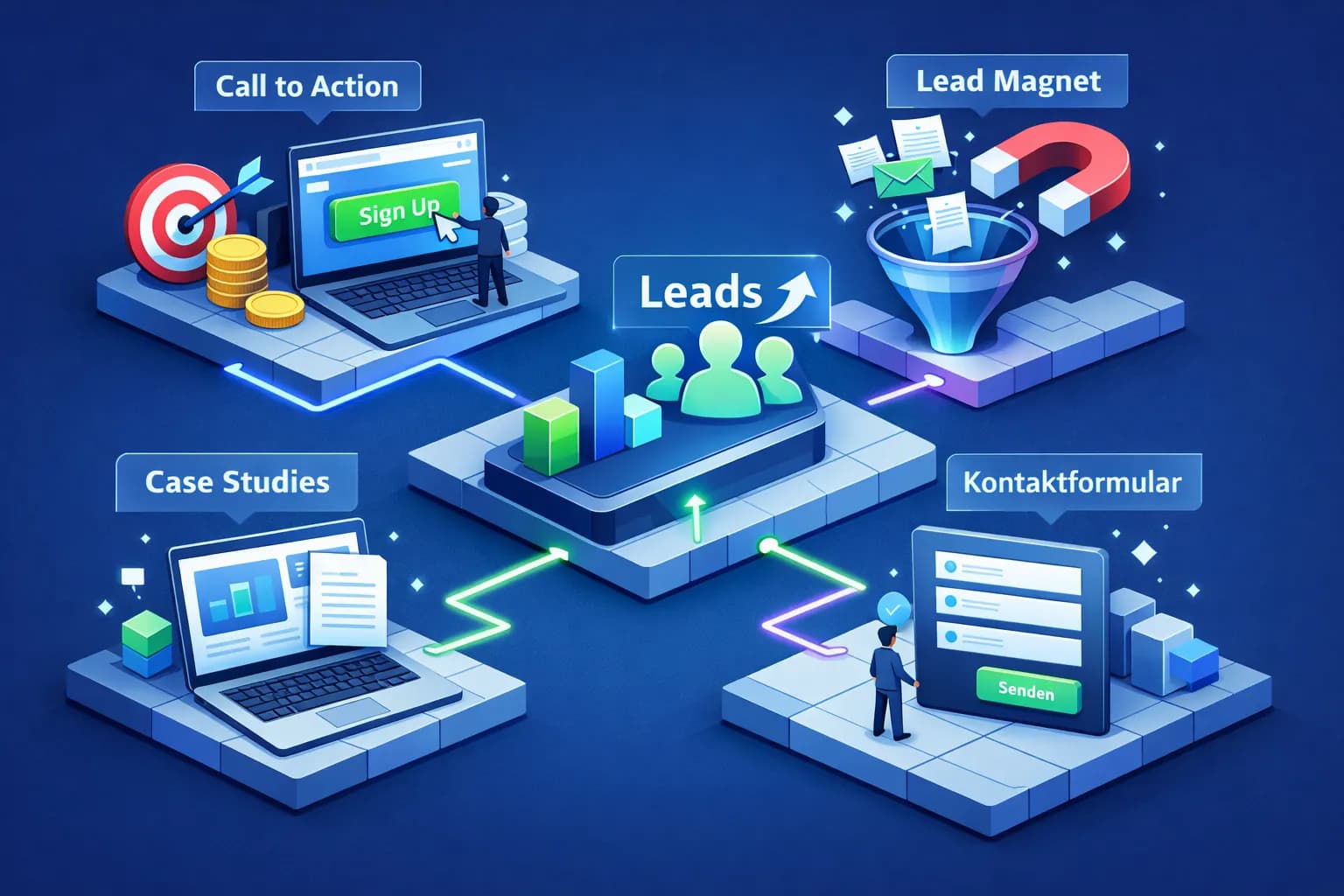 Welche Website-Elemente im B2B die meisten Leads bringen